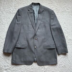Lauren Ralph Lauren Lexington Blazer Mens 43R Gray Jacket Old Money Quiet Luxury